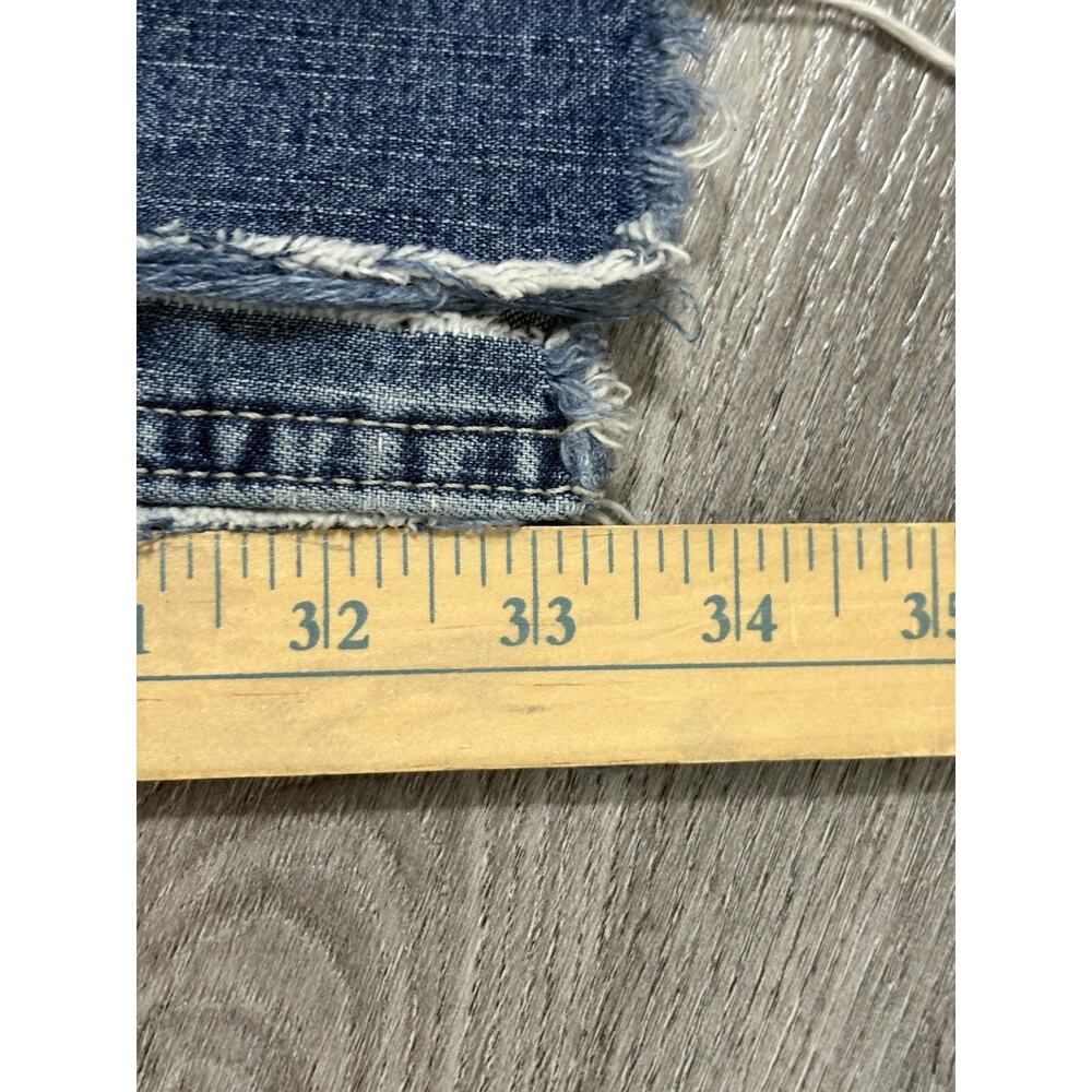 Vintage Lee Dungarees Dark Wash Baggy Carpenter Jeans Y2K Skater - Men’s 36x33 - Picture 9 of 10